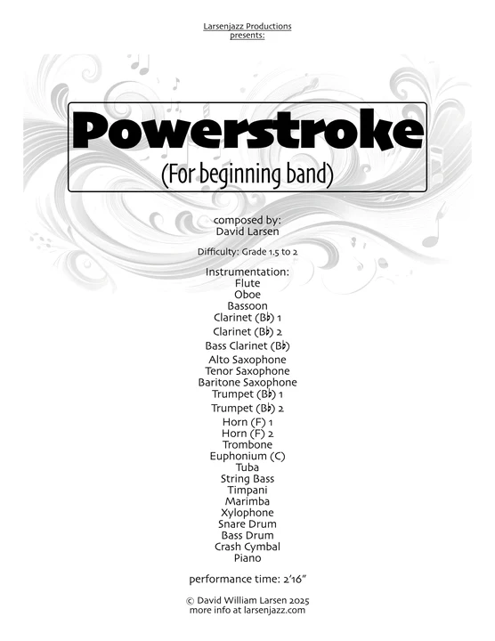 Score preview for Powerstroke