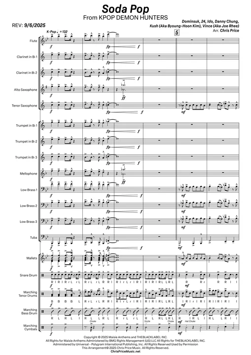 Soda Pop - sheet music preview